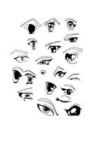 39 male anime eyes by RUN-StreetArt on DeviantArt