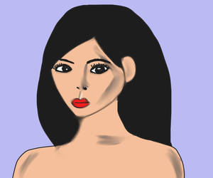 Exploring woman face v881 by lv888