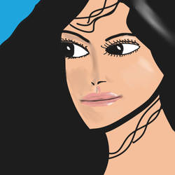 Exploring woman face v883 by lv888