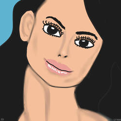 Exploring woman face v884 by lv888