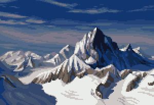 Pixel Bernese Alps by Cyangmou