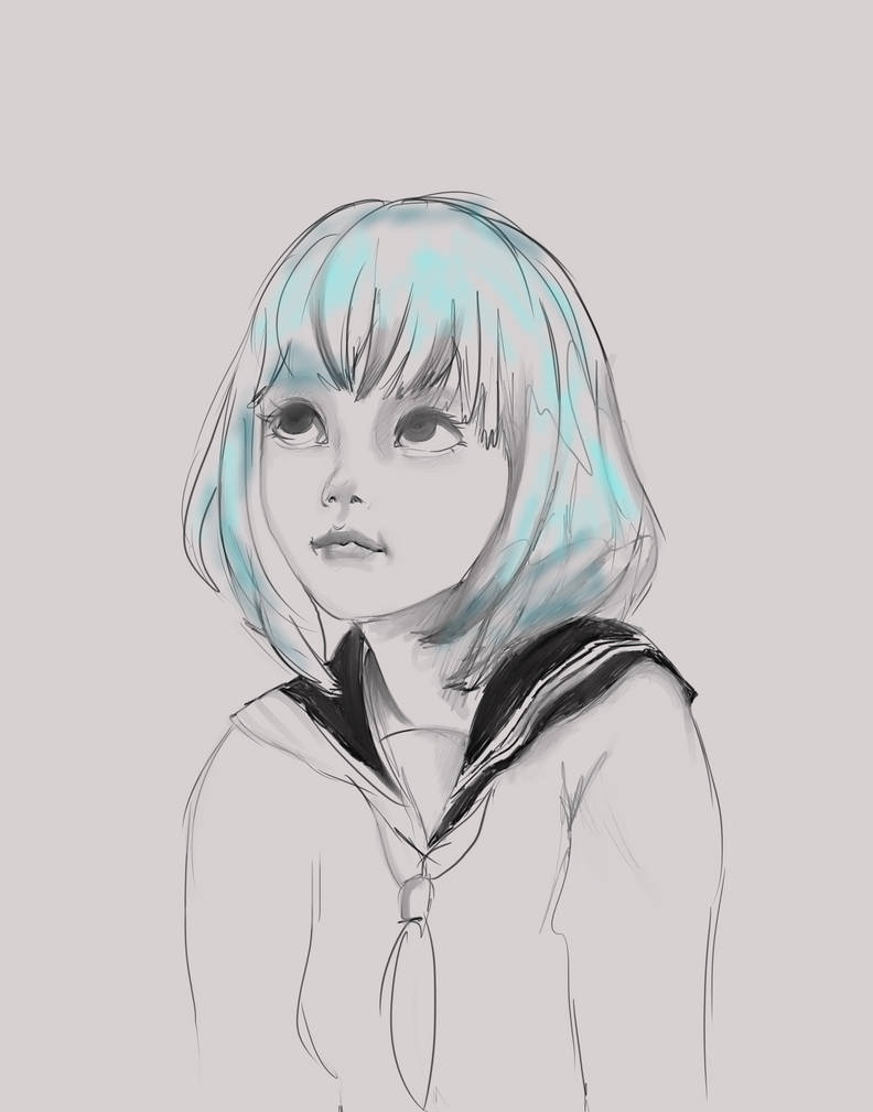 Anime Girl Doodle By Neenornina On Deviantart