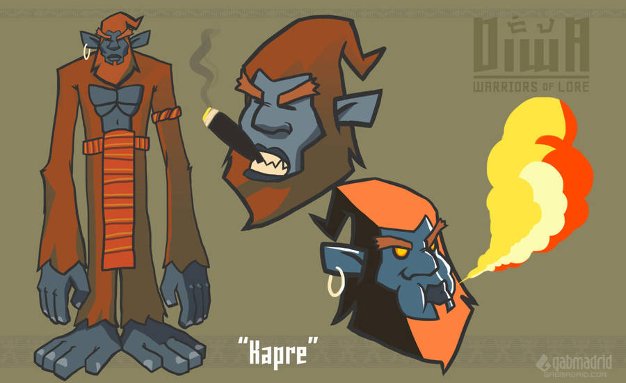 Diwa: Kapre Character Design by gabmadrid