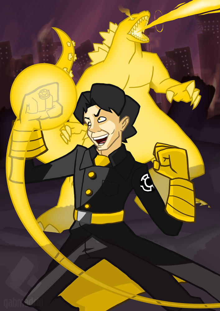 Commission: Sinestro Corps Allen by gabmadrid