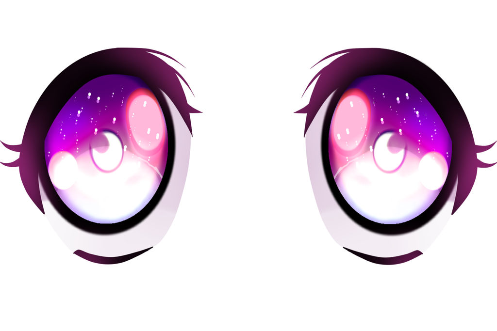 Galaxy Anime Eyes Practice By Alex Humanz On Deviantart