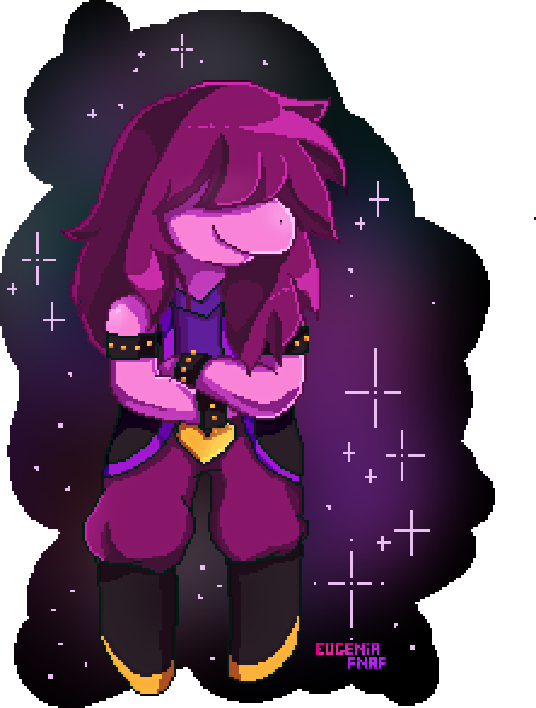 Susie deltarune (pixel art) by AlexHumanz on DeviantArt