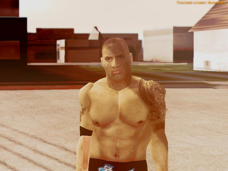 The Rock from Here Comes The Pain GTA SA by GTPunk