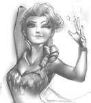 Elisa sketch 1 by IzharDraws
