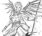 Mercy Summer 2017 Sketch by IzharDraws