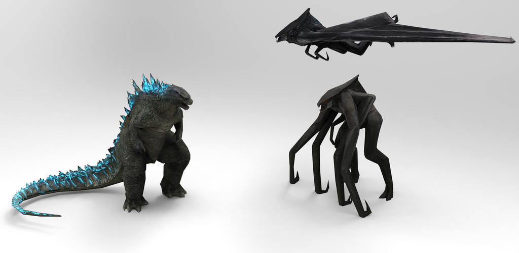 Godzilla vs MUTO 2 by papkapapka on DeviantArt