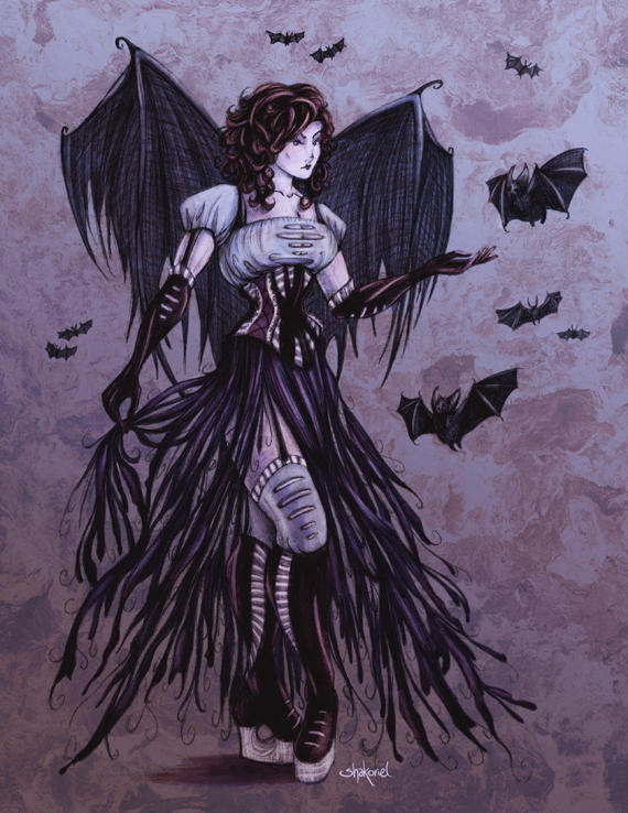 Bat Goddess in Colour by Shakoriel
