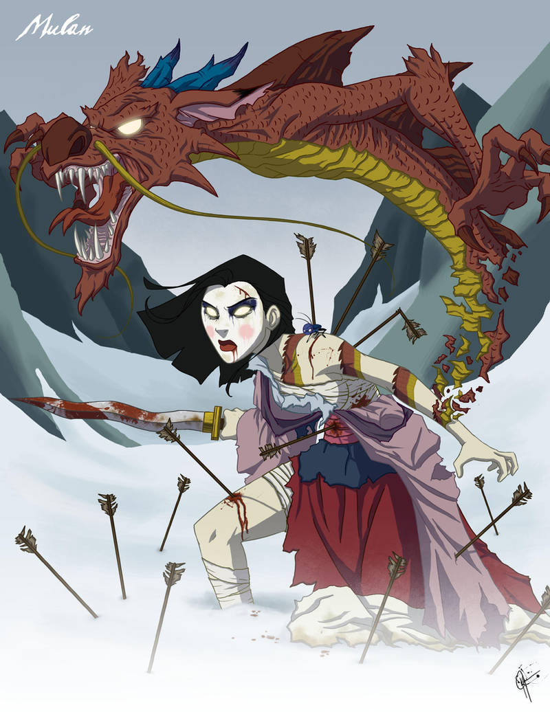 Twisted Princess: Mulan by jeftoon01