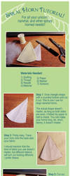 Unicorn and Narwhal Spiral Horn Tutorial by BeeZee-Art