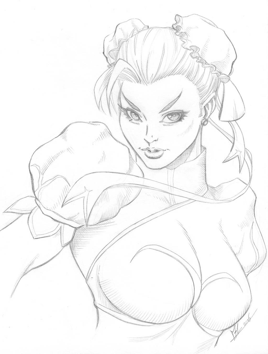 Chun-Li by Marc-F-Huizinga