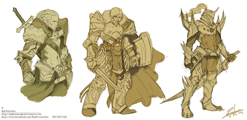 character sketches by NightmareGK13