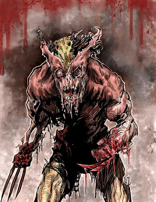 Zombie Wolverine 2010 by ARTofANT