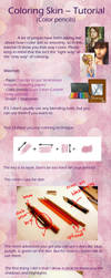 Coloring Skin (Color pencils tutorial) by BKLH362