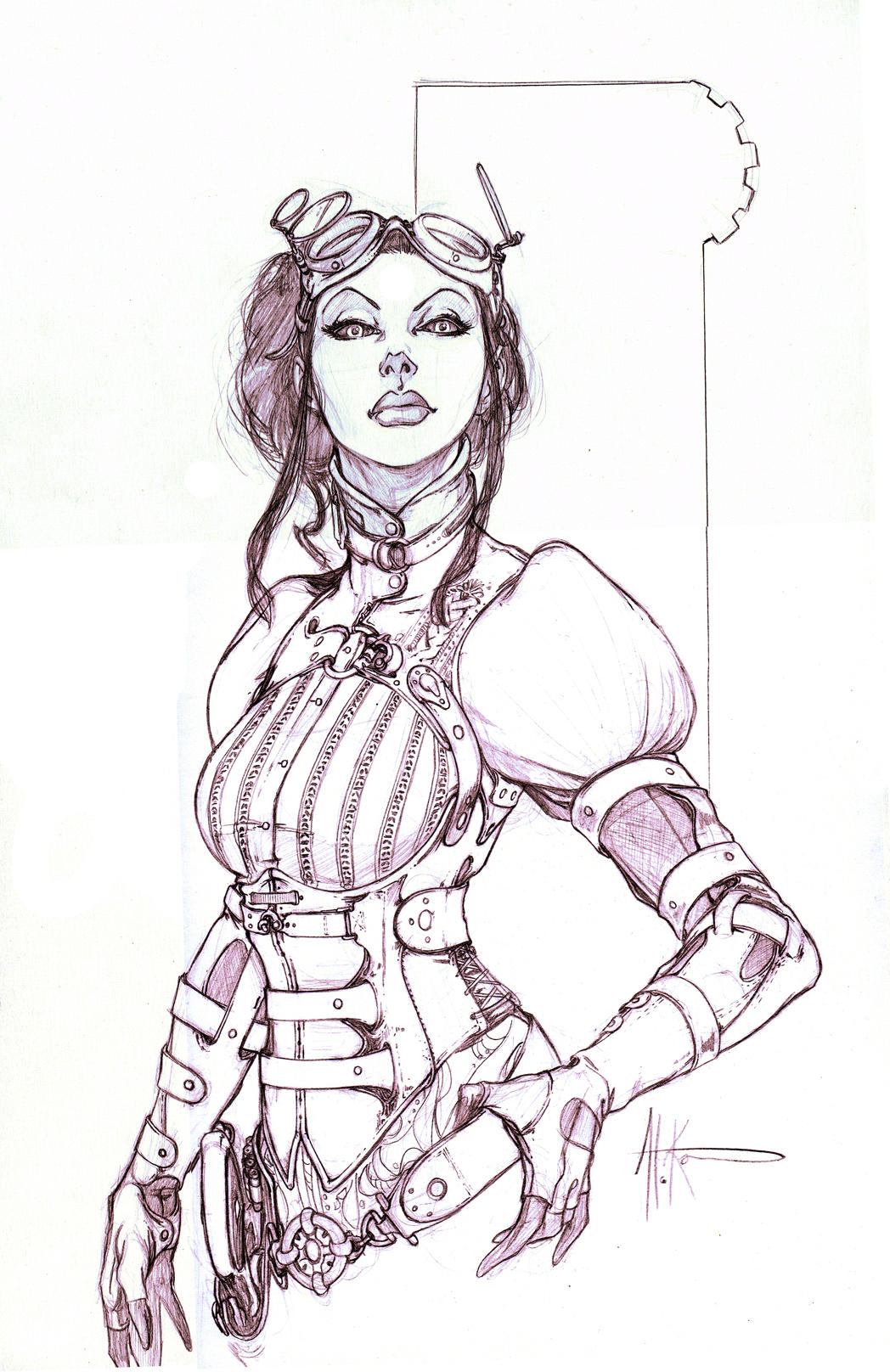 Lady Mechanika Comic Con Comis by alexkonat