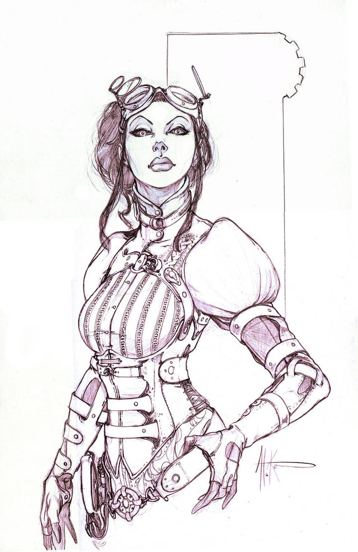 Lady Mechanika Comic Con Comis by alexkonat