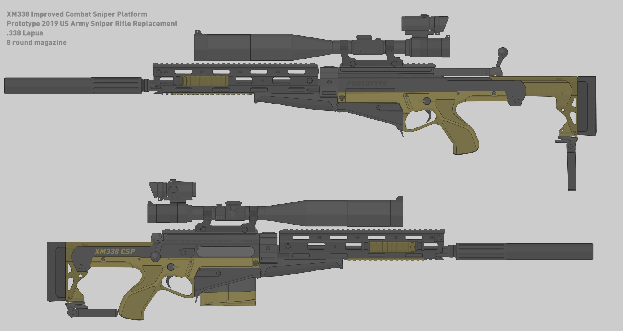 Sweetwater Texas XM338 CSP Prototype by TastyJuice