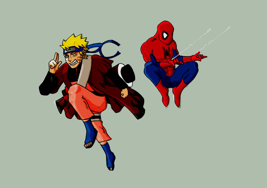 Naruto 'n' Spiderman by ismadrk on DeviantArt