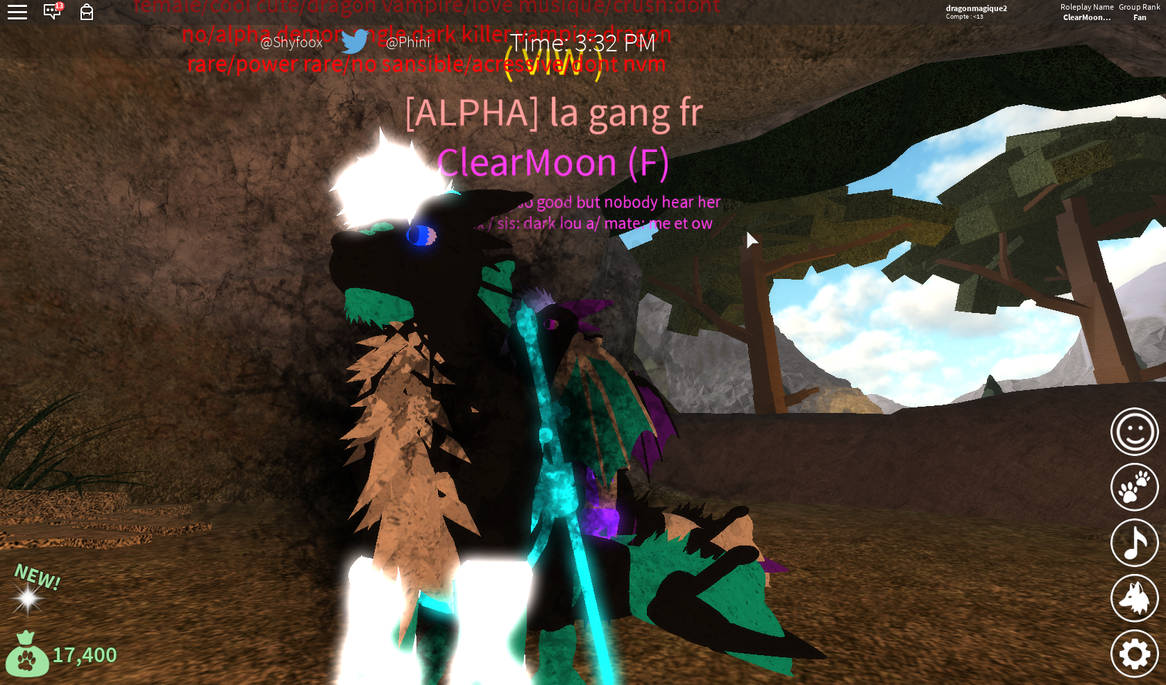 Wolves Life 3 Roblox Dark Loua By Dragonmagique2 On Deviantart - 