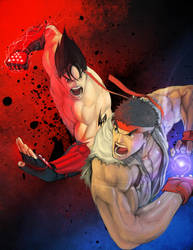 Street fighter X Tekken by molee