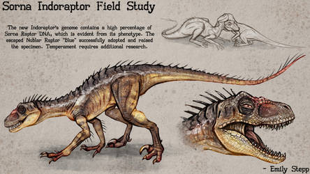 Gen 2 Indoraptor Concept by EmilyStepp