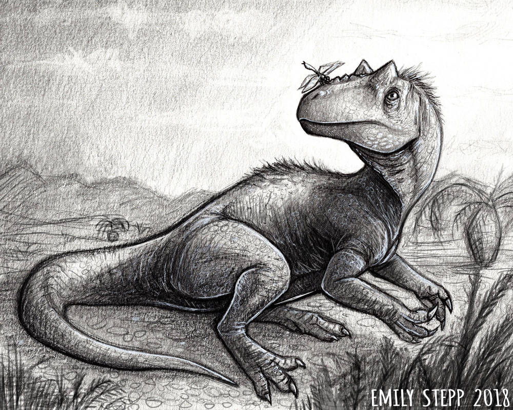 DrawDinovember Day 1 Allosaurus by EmilyStepp DrawDinovember Day 1 Allosaurus by EmilyStepp