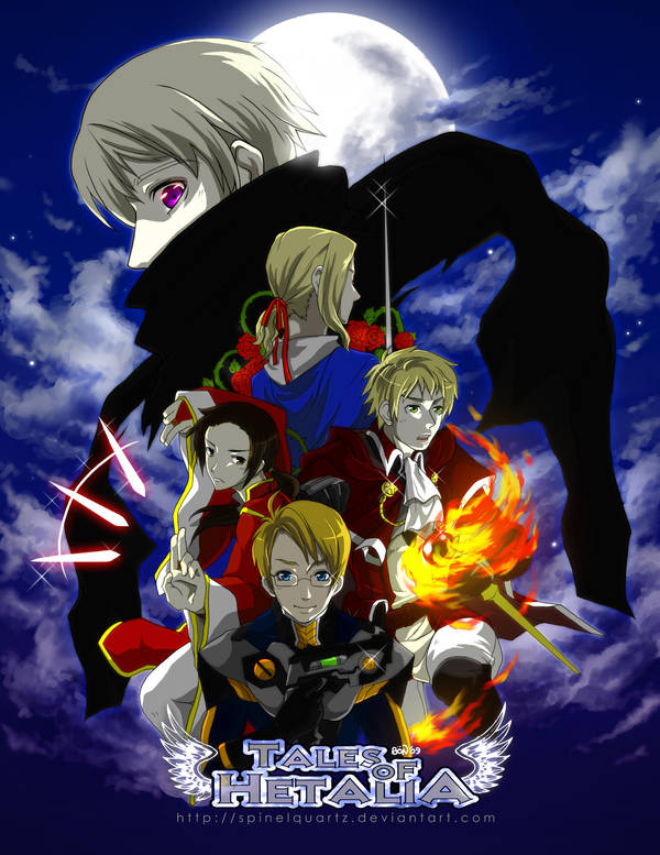 Tales of Hetalia: Night by spinelquartz