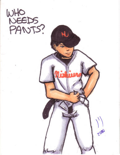 Oofuri :: Who needs pants by rhythmic-high