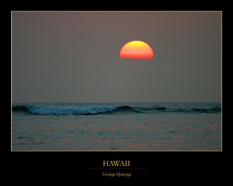 Hawaii - Sunset by QNetX