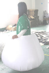 duplex dress inflatable by puncturegown