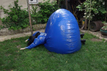 large crinoline with a nail in it after 20 minutes by puncturegown