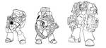 Space marines by Amalgam-Images