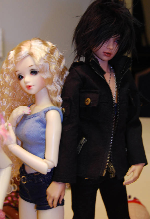 Bad boy with blondie by Kutiecake