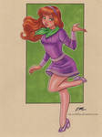 Daphne Blake Commission by em-scribbles