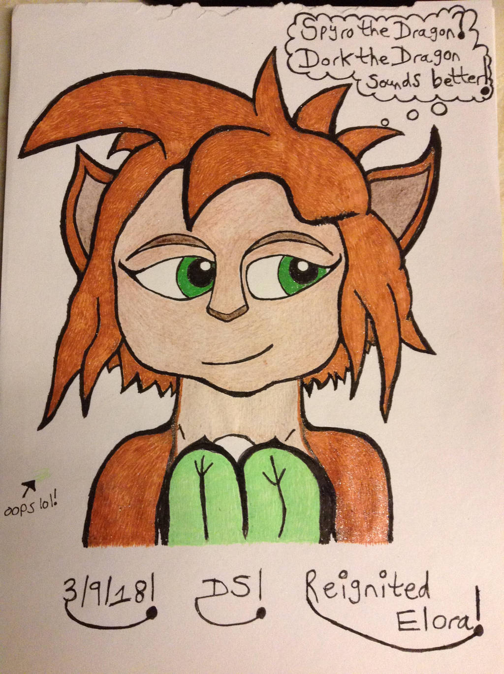Spyro 2 - Reignited Elora Drawing Version 2 by DazzyADeviant