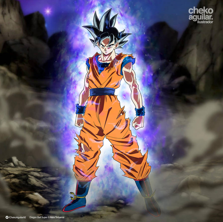Goku Ultra Instinct (Toyotaro's version) by ChekoAguilar