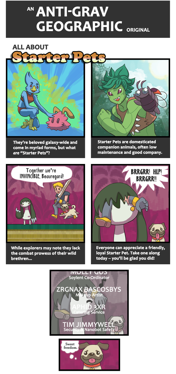 Starbound's 'Starter Pet' Comic by PFlute on DeviantArt