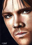 Sam Winchester sketch card by Dr-Horrible