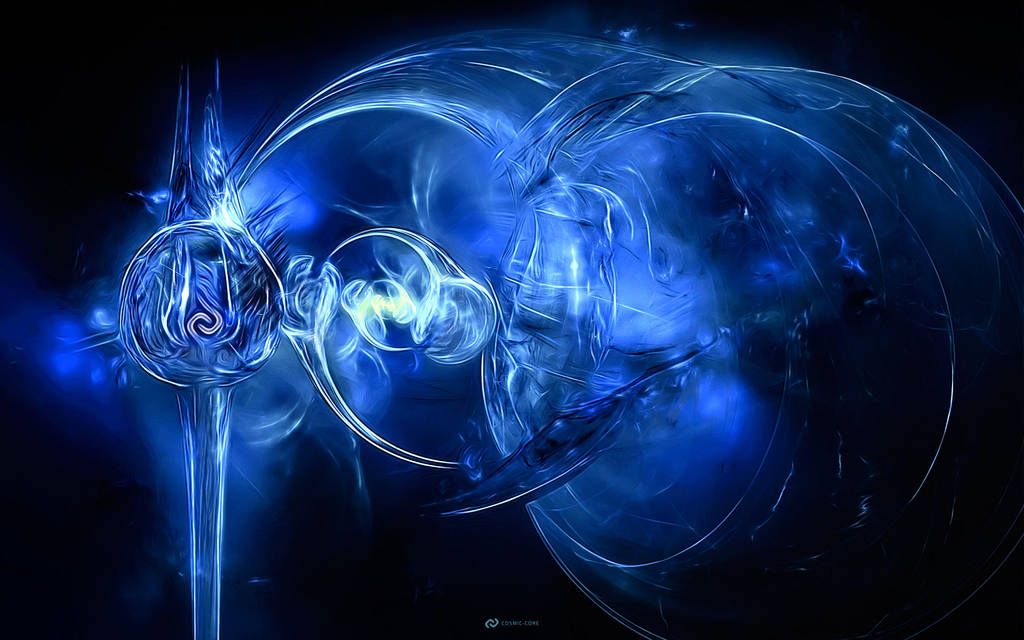 Cosmic Core 3 Wallpaper - Blue by Senthrax