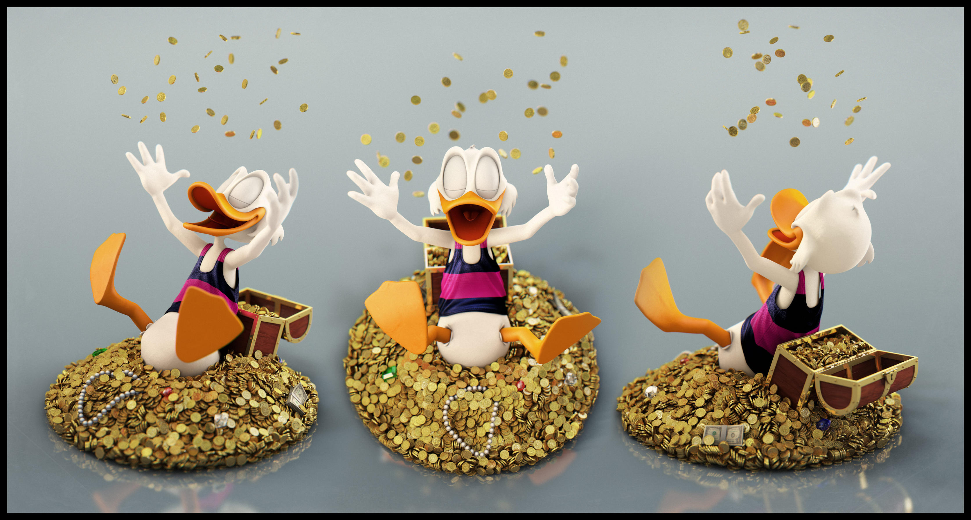 Uncle Scrooge: Shower by EderCarfagnini
