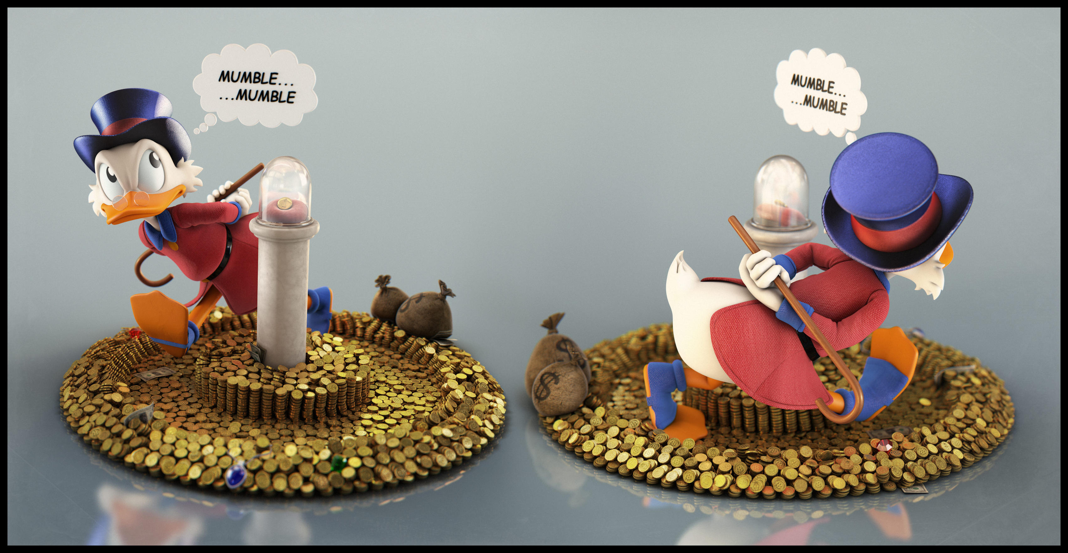 Uncle Scrooge: Mumble by EderCarfagnini