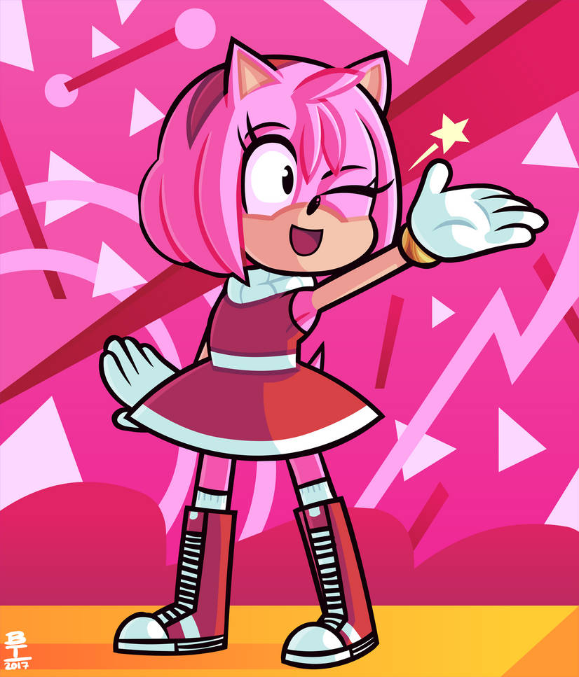 Pink Sonic by Wazzaldorp on DeviantArt