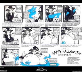 Horny Halloween - Comic by wolfjedisamuel