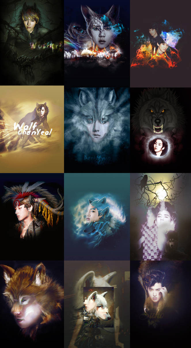 Exo Wolf Wallpaper By Spzhi On Deviantart