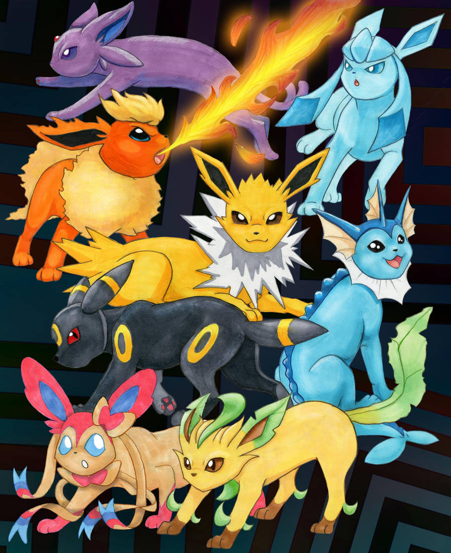 Eeveelutions 2008 by LegendaryBagel