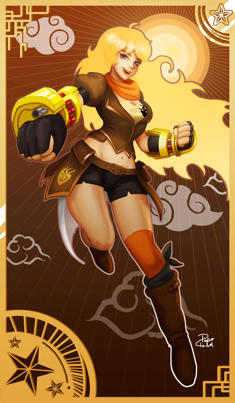 RWBY: Yang Xiao Long by Papercloudzy
