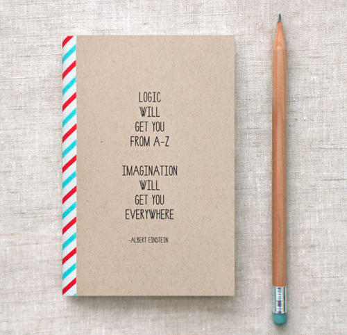 Einstein Mini Journal by happydappybits